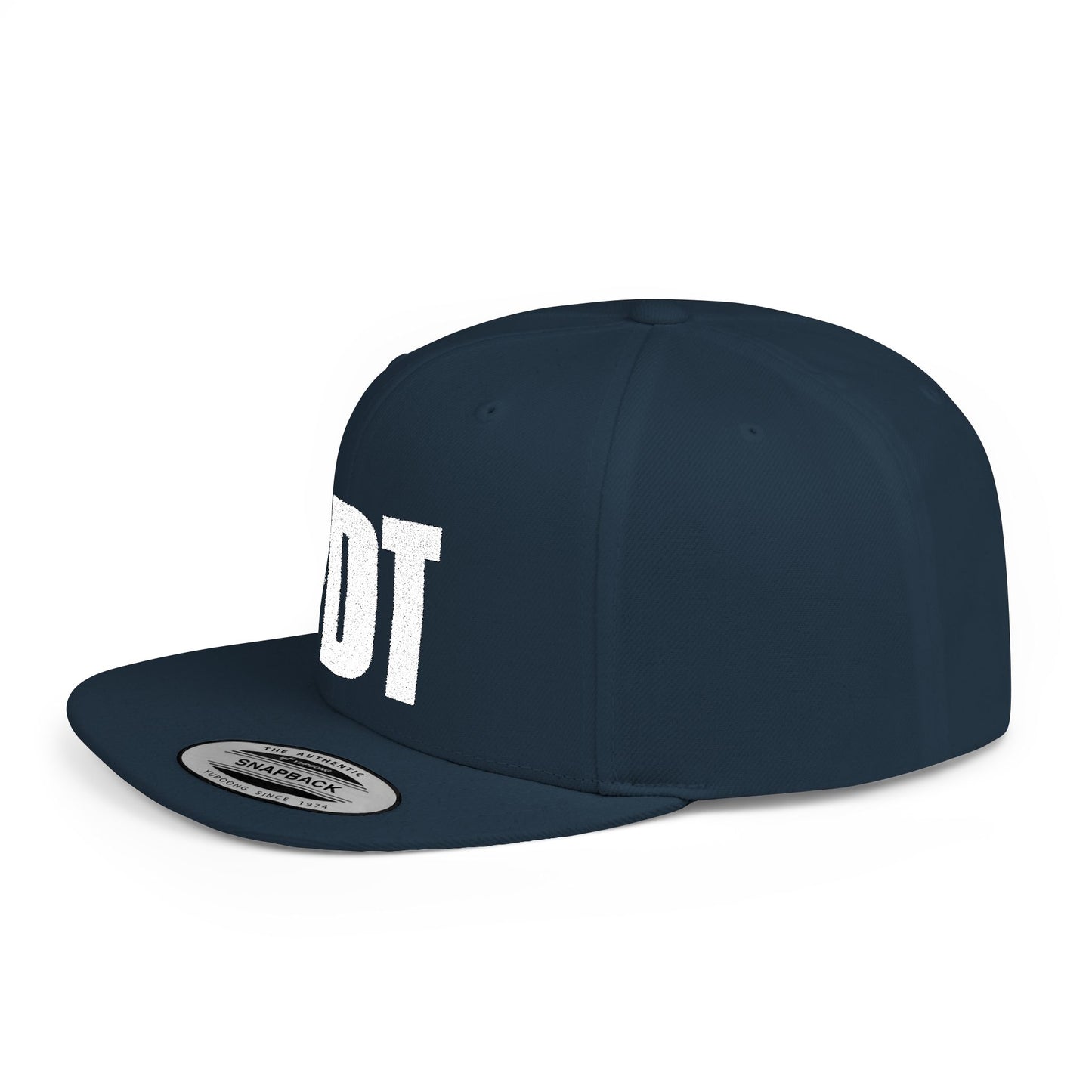 FDT Hat – Political Statement Embroidered Cap – The Bastos Brand (White Embroidery)