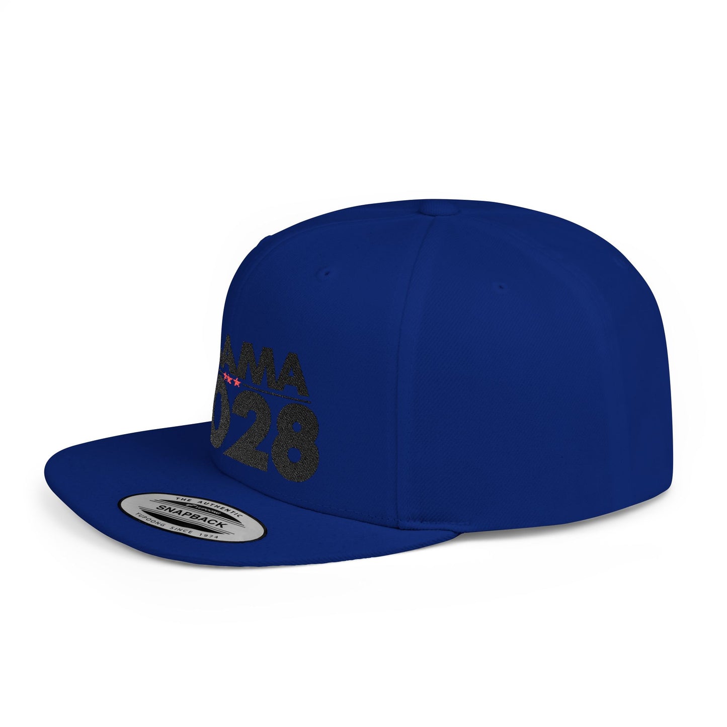 Obama 2028 Hat – Political Statement Cap by The Bastos Brand Black Embroidery