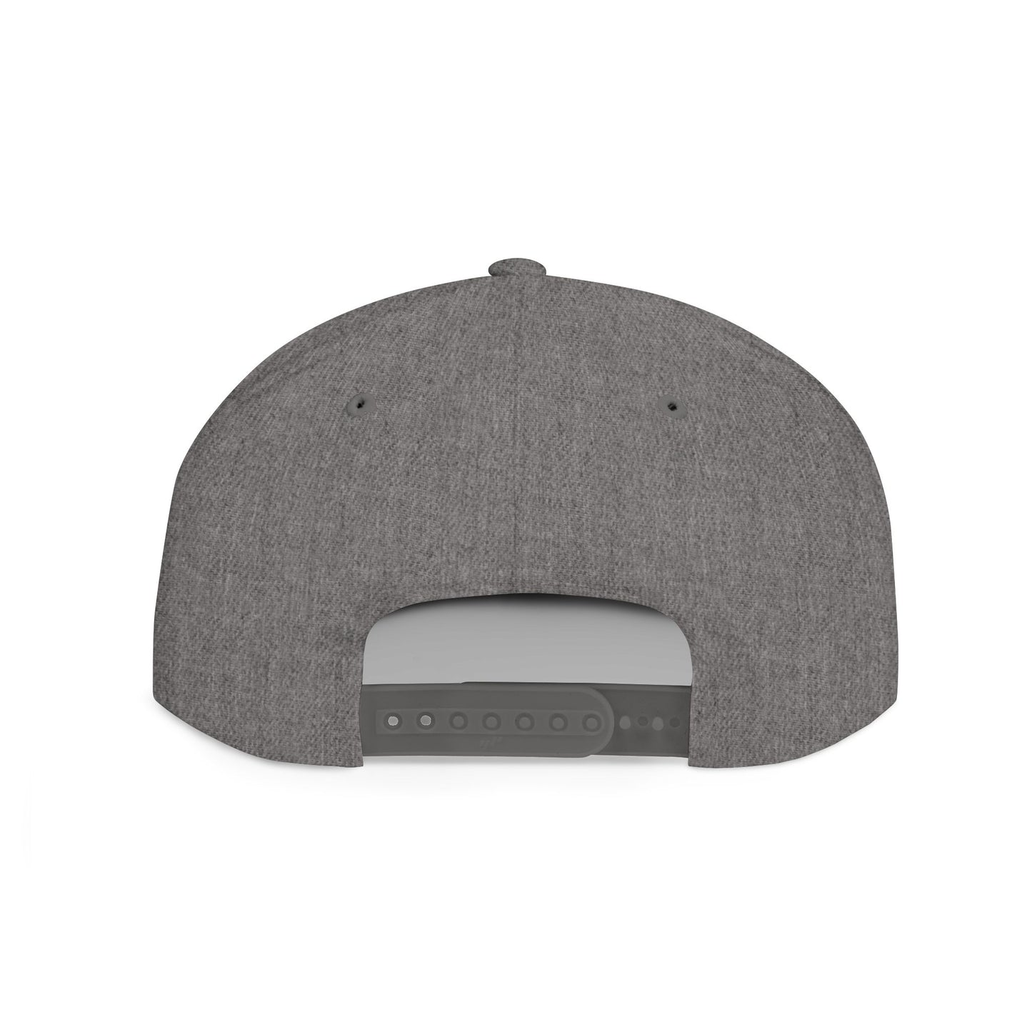 IS AMERICA GREAT YET? - Embroidered Flat Bill Snapback Cap (White Embroidery)