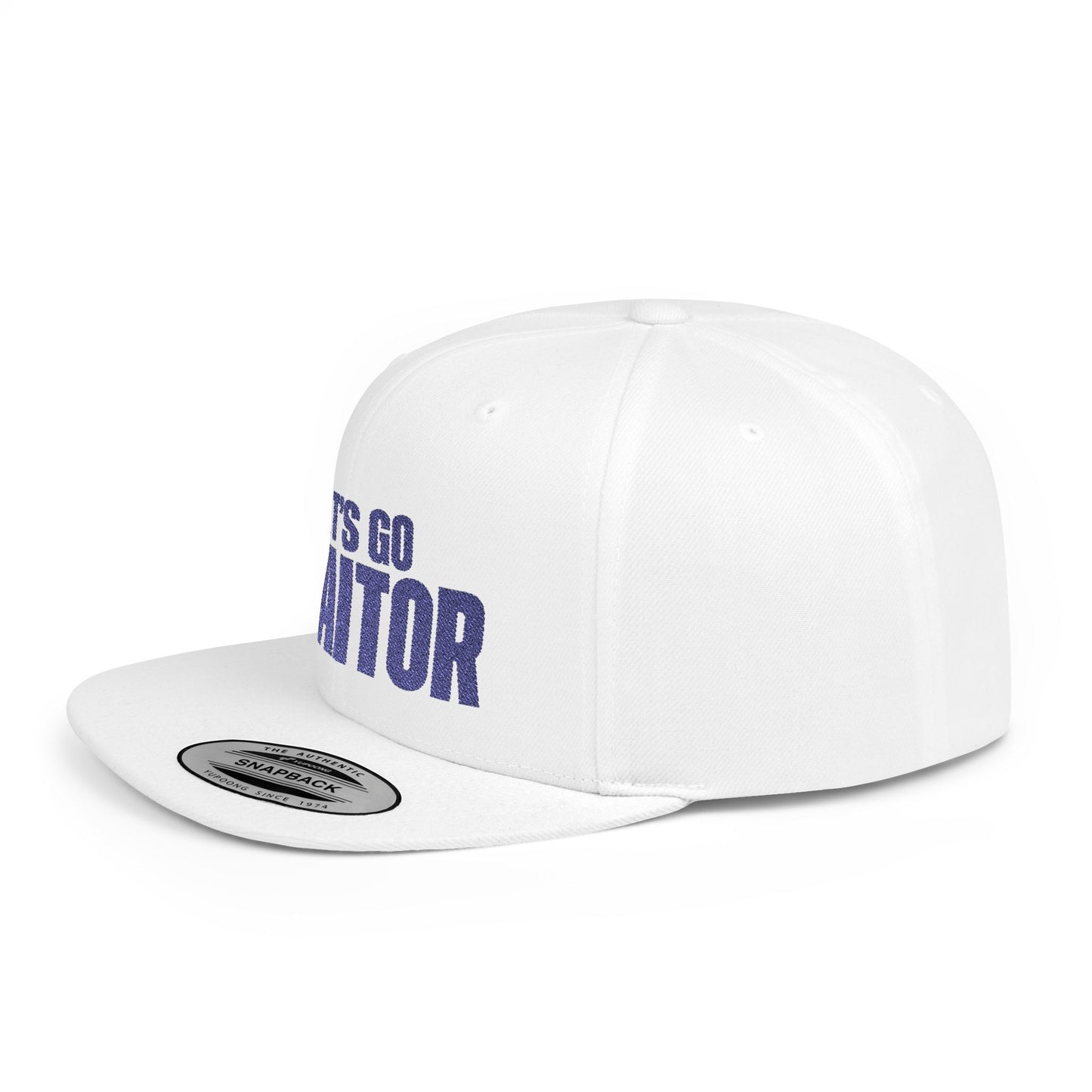 Let’s Go Traitor Political Statement Hat – The Bastos Brand (Blue Embroidery)