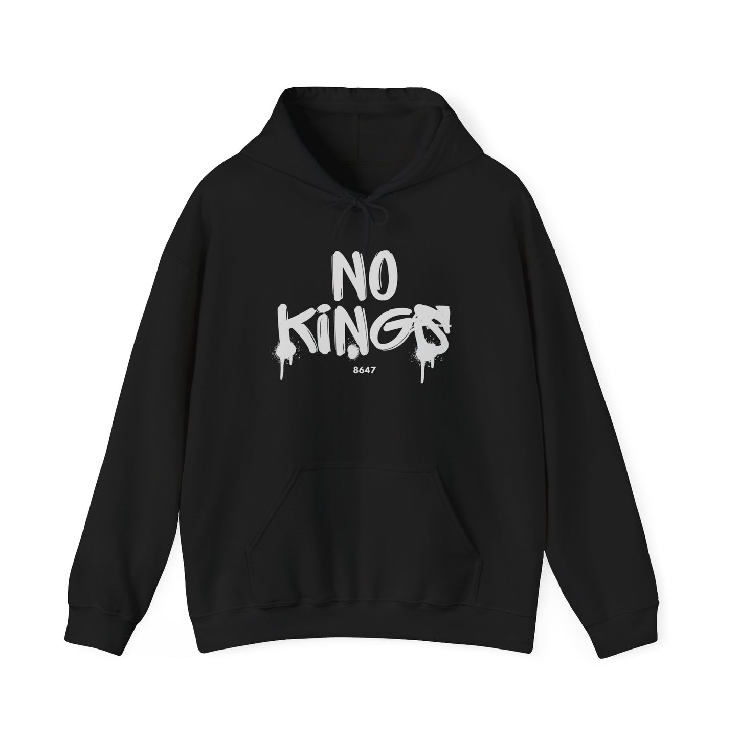 No Kings Protest Hoodie, Anti-Trump Sweatshirt, Political Activist Apparel, Resistance Clothing, Unisex Pullover