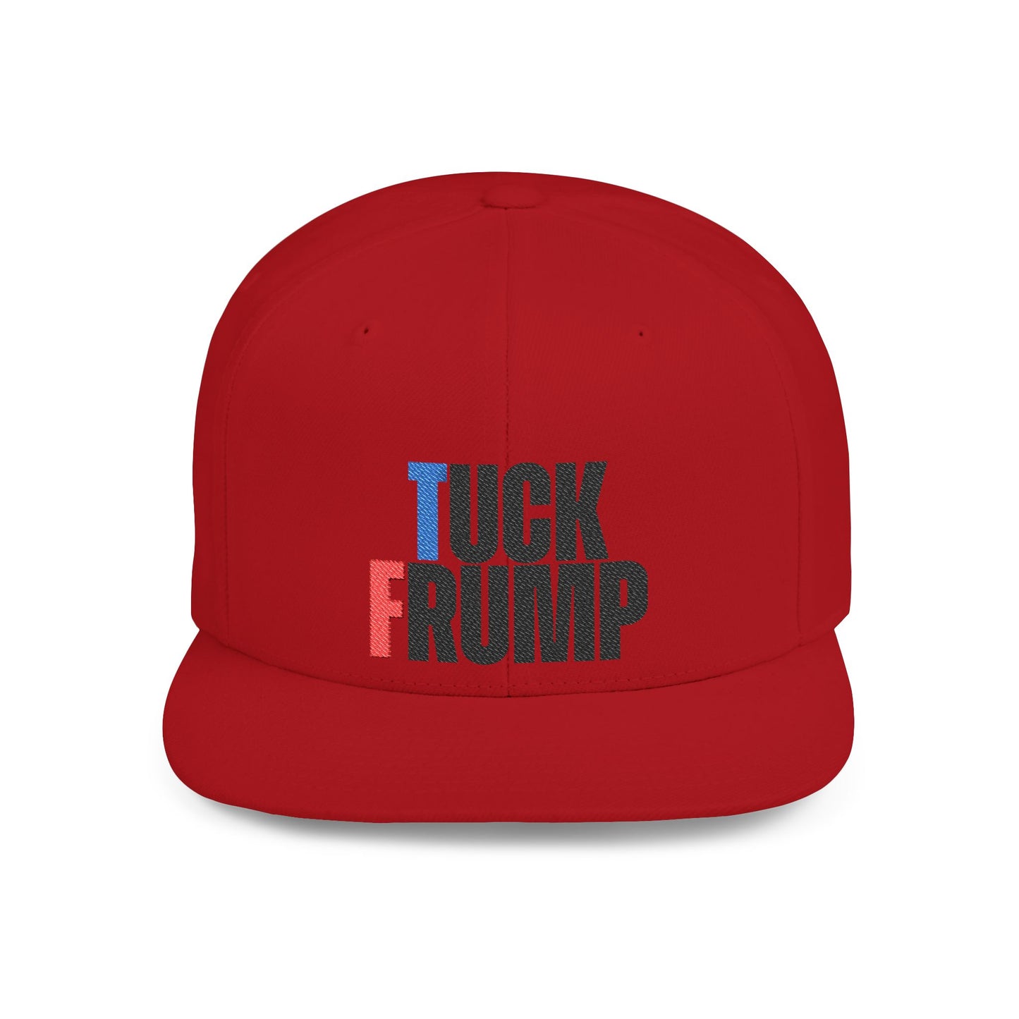 TUCK FRUMP - Black Blue and Red Embroidery