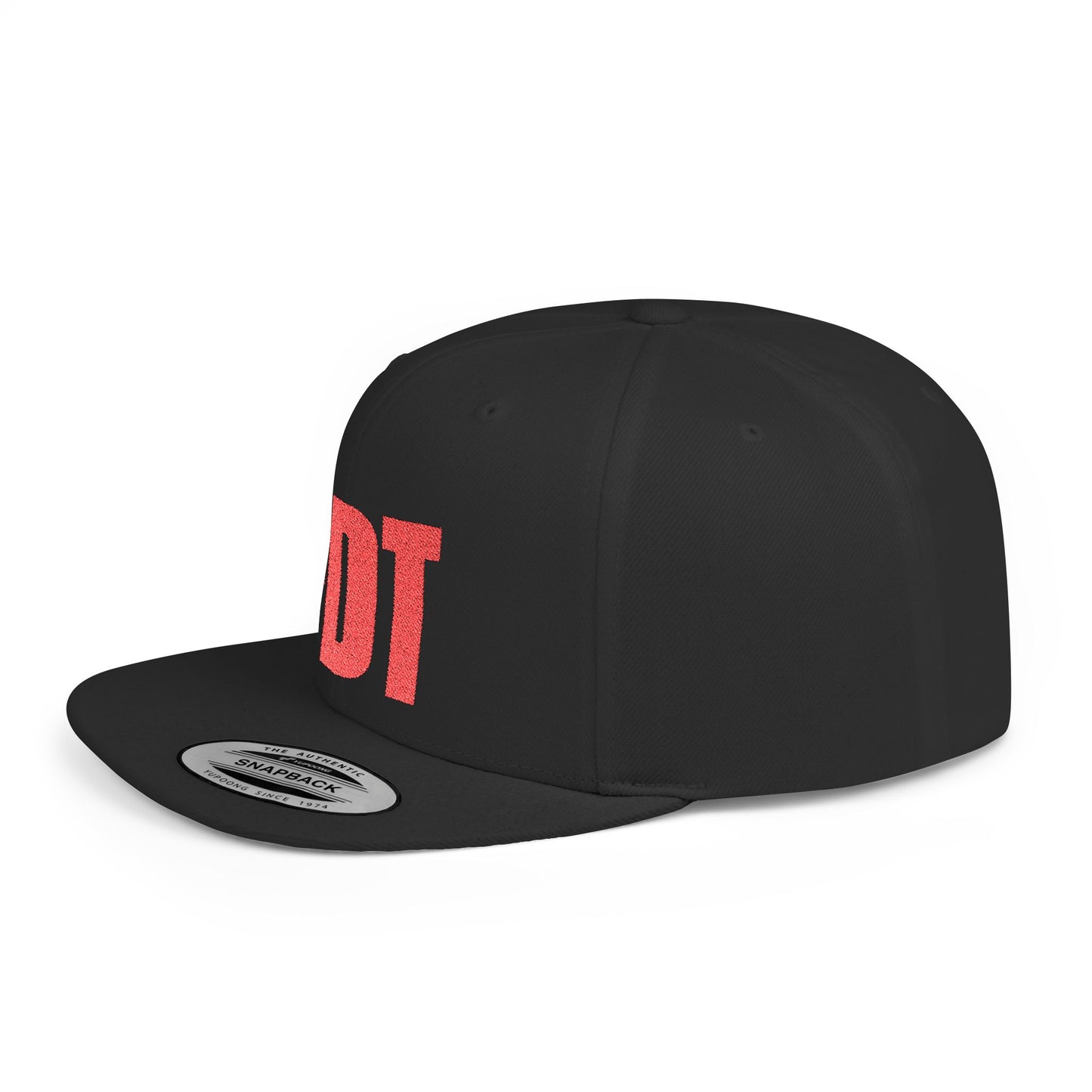 FDT Hat – Political Statement Embroidered Cap – The Bastos Brand (Red Embroidery)