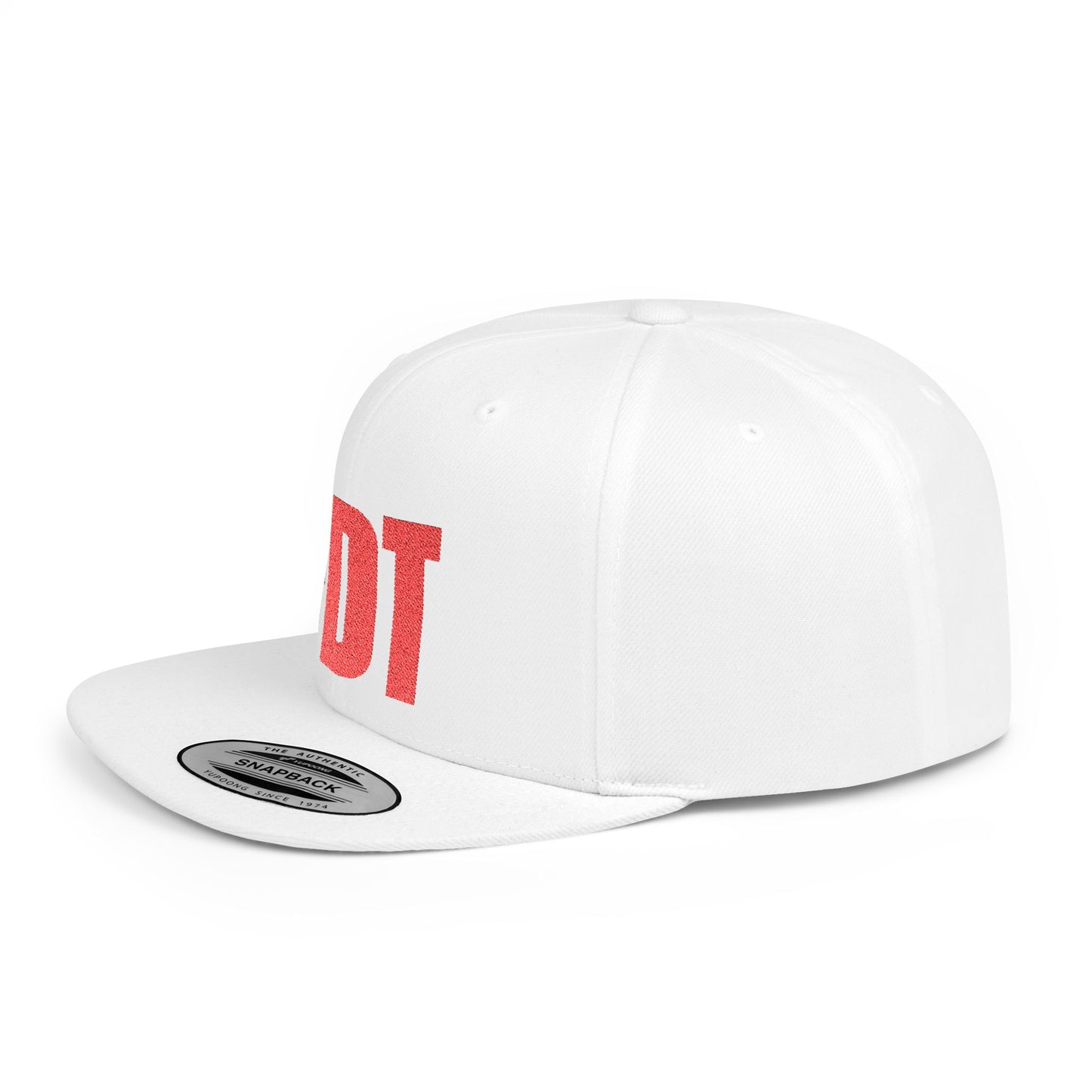 FDT Hat – Political Statement Embroidered Cap – The Bastos Brand (Red Embroidery)