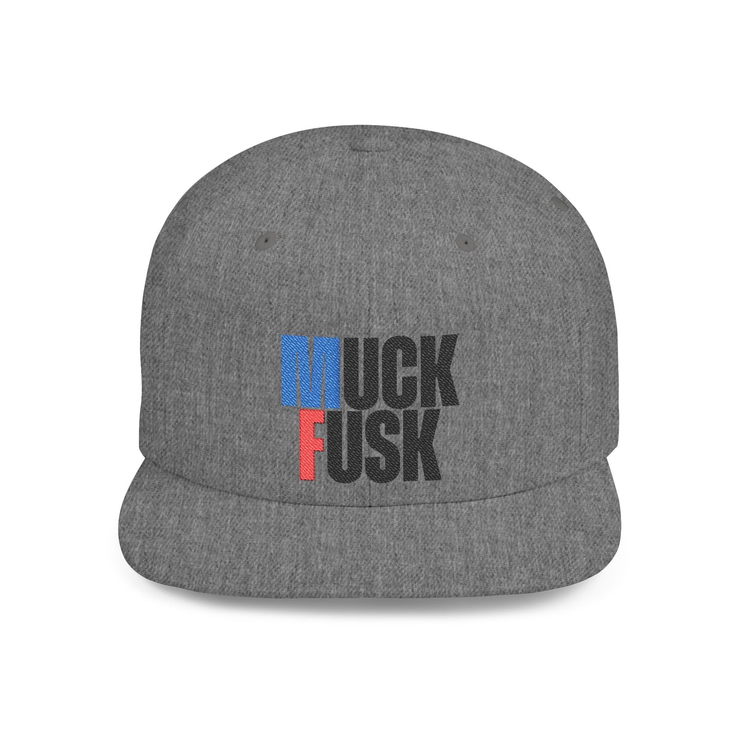MUCK FUSK - Black Blue and Red Embroidery