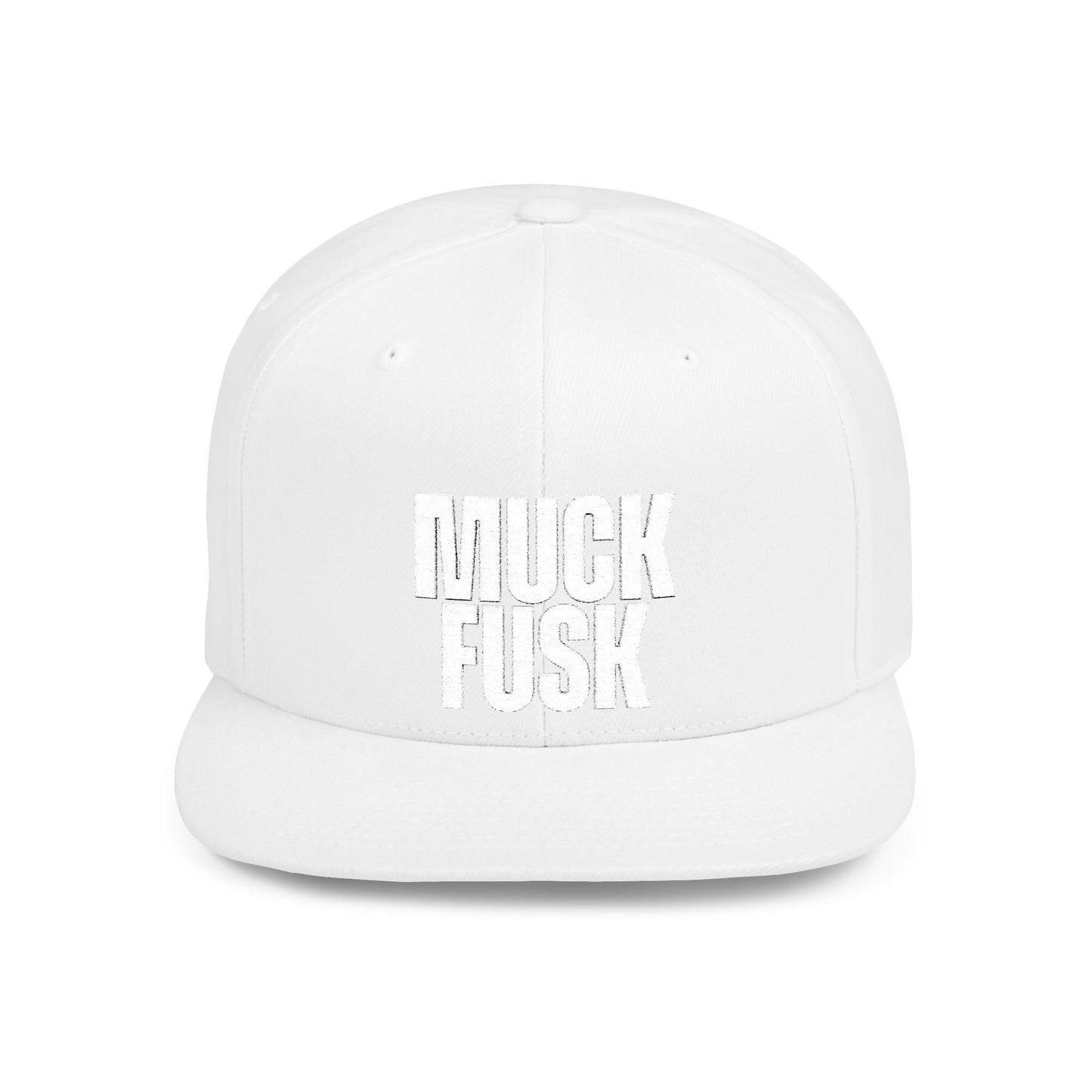 MUCK FUSK - White Embroidery