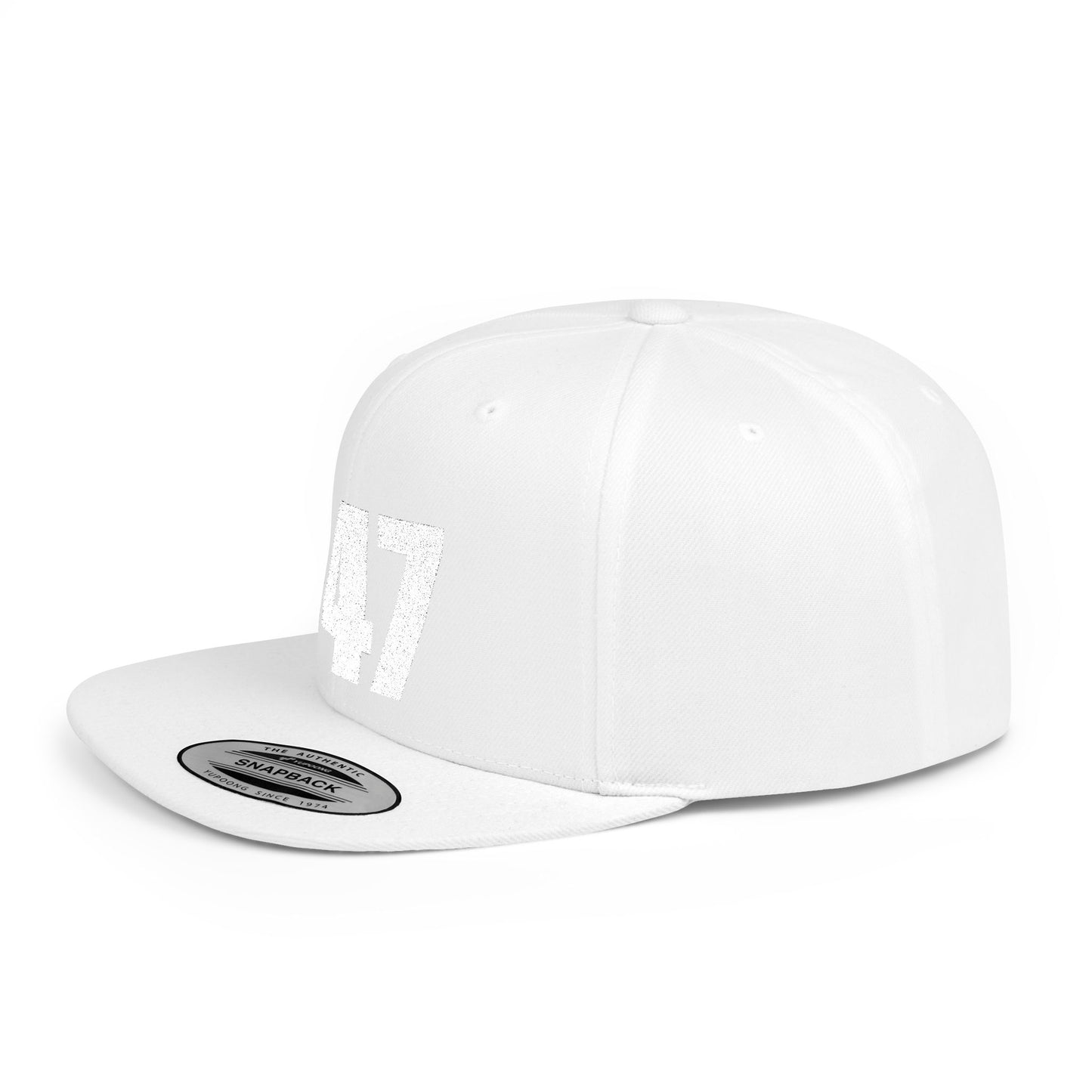 F47 Political Statement Hat – Anti-Trump, Satirical Humor Hat (White Embroidery)