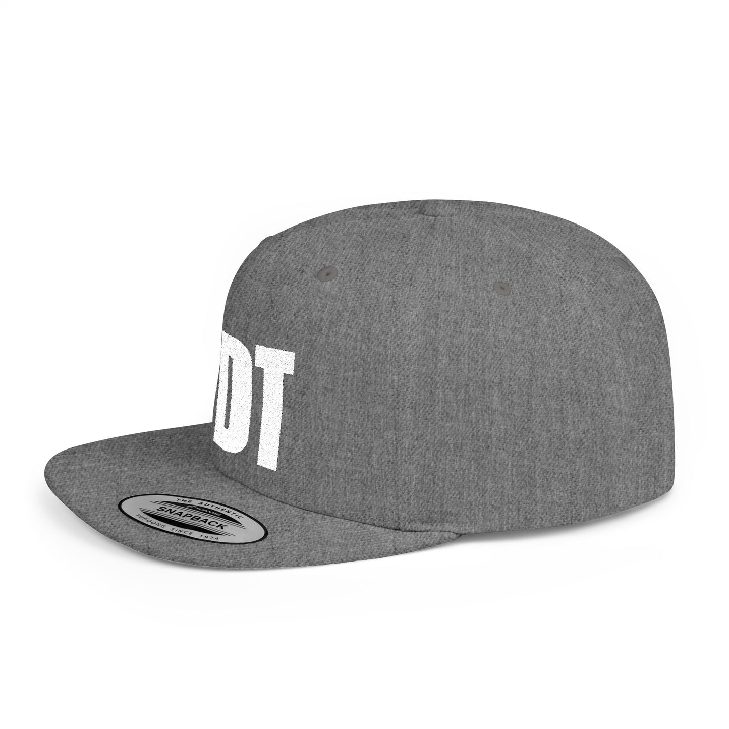 FDT Hat – Political Statement Embroidered Cap – The Bastos Brand (White Embroidery)