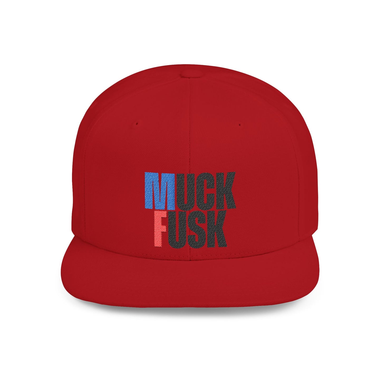 MUCK FUSK - Black Blue and Red Embroidery