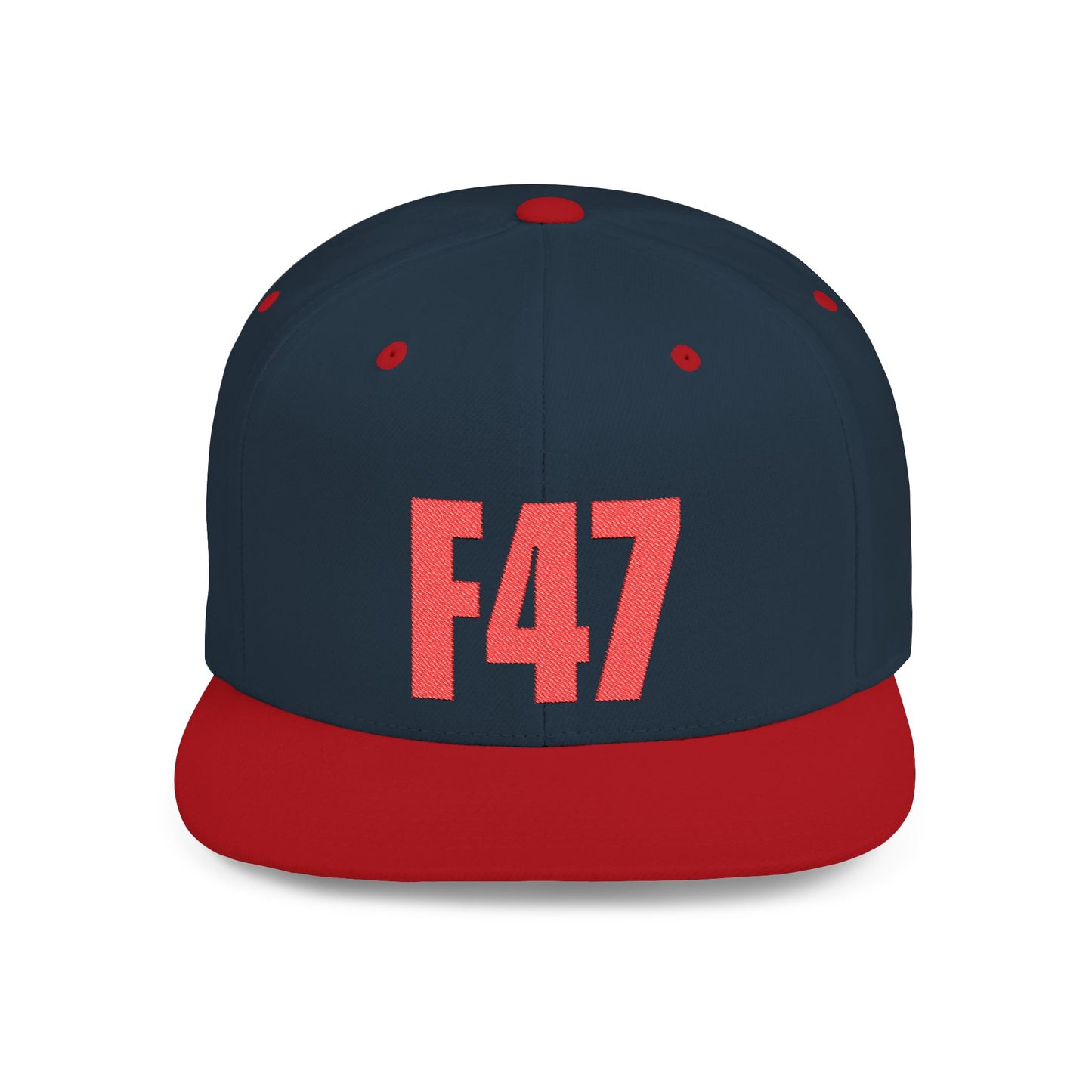 F47 Political Statement Hat – Anti-Trump, Satirical Humor Hat (Red Embroidery)