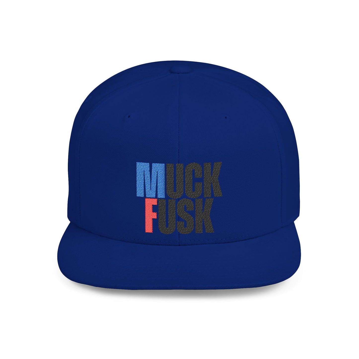 MUCK FUSK - Black Blue and Red Embroidery