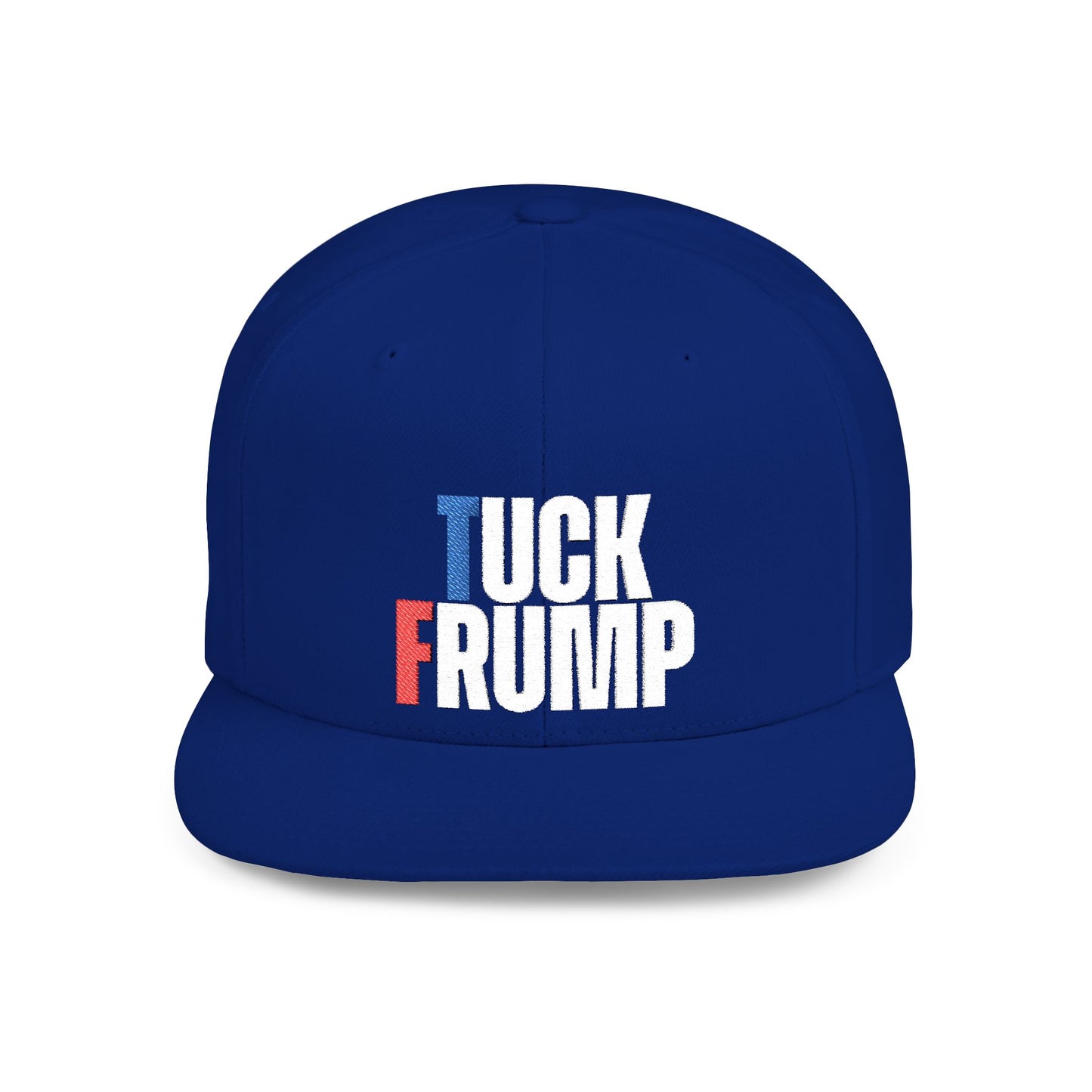 TUCK FRUMP - White Blue and Red Embroidery