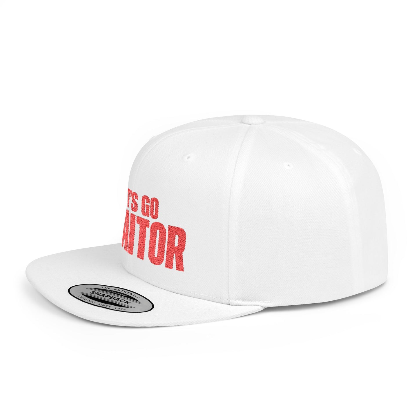 Let’s Go Traitor Political Statement Hat – The Bastos Brand (Red Embroidery)