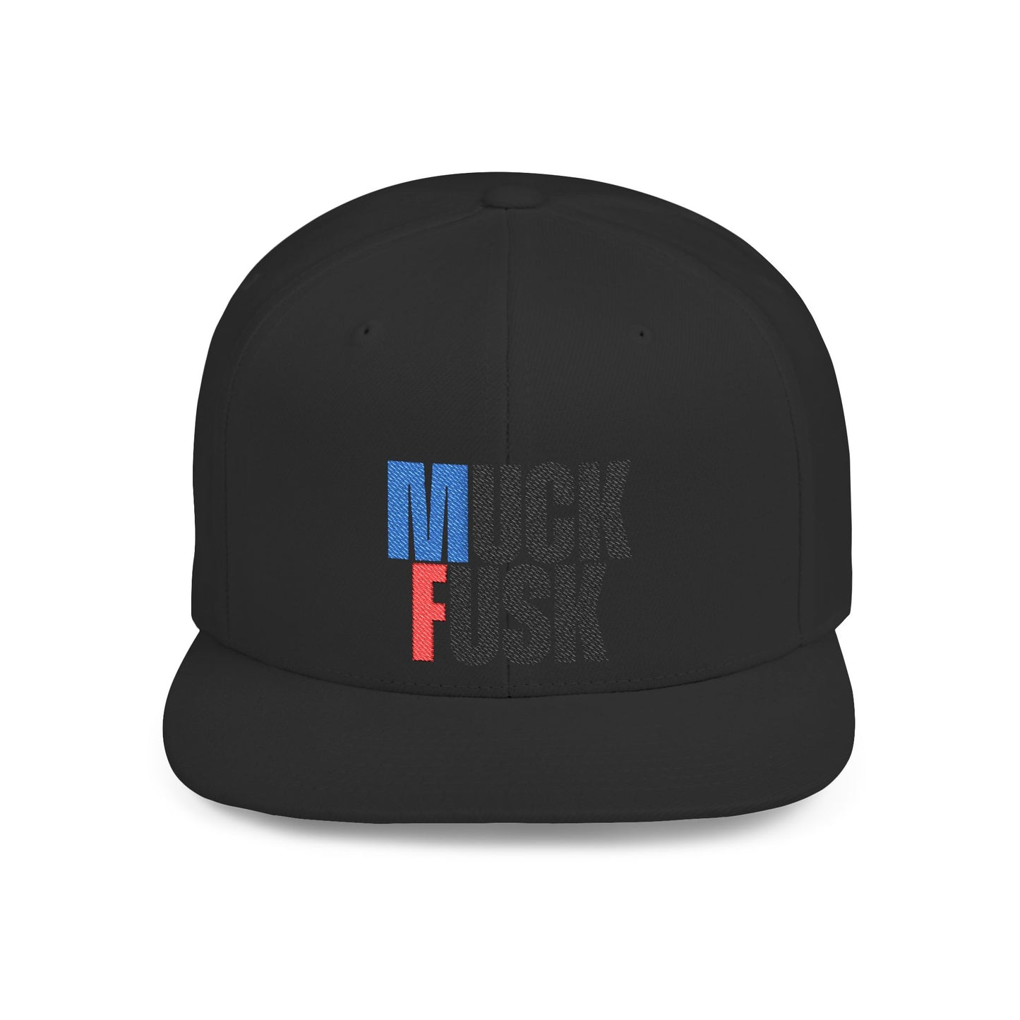 MUCK FUSK - Black Blue and Red Embroidery
