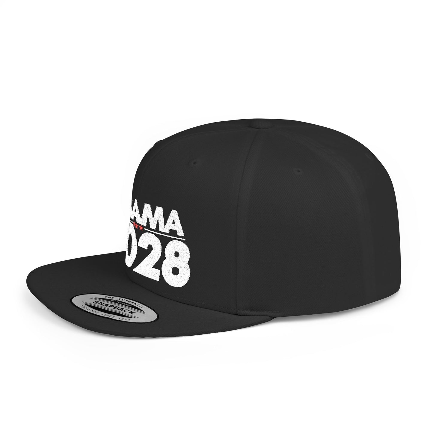Obama 2028 Hat – Political Statement Cap by The Bastos Brand White Embroidery