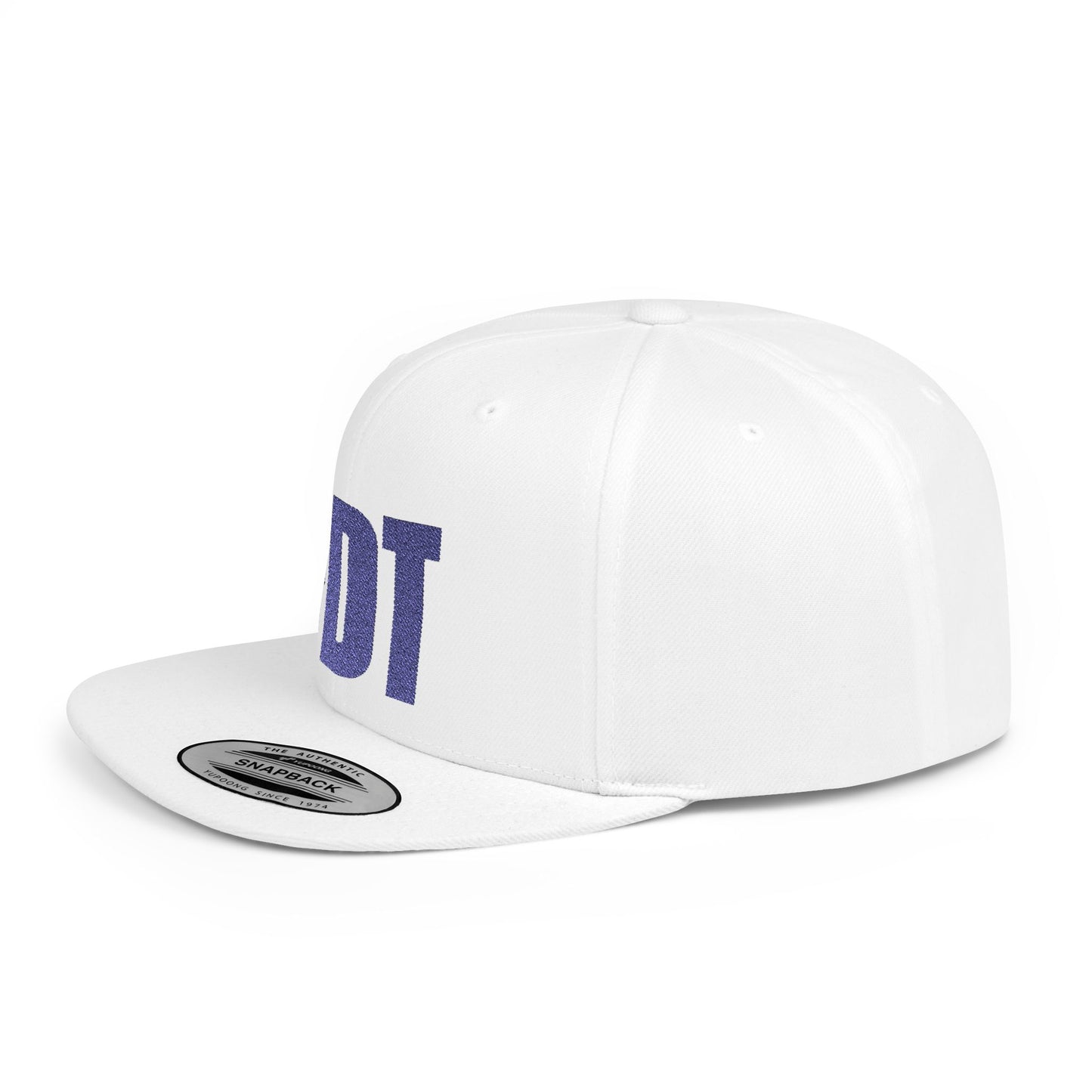 FDT Hat – Political Statement Embroidered Cap – The Bastos Brand (Blue Embroidery)
