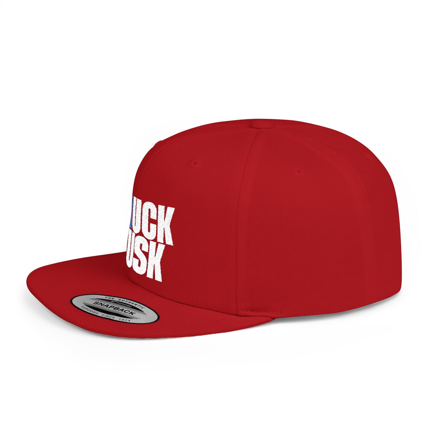 MUCK FUSK - White Blue and Red Embroidery