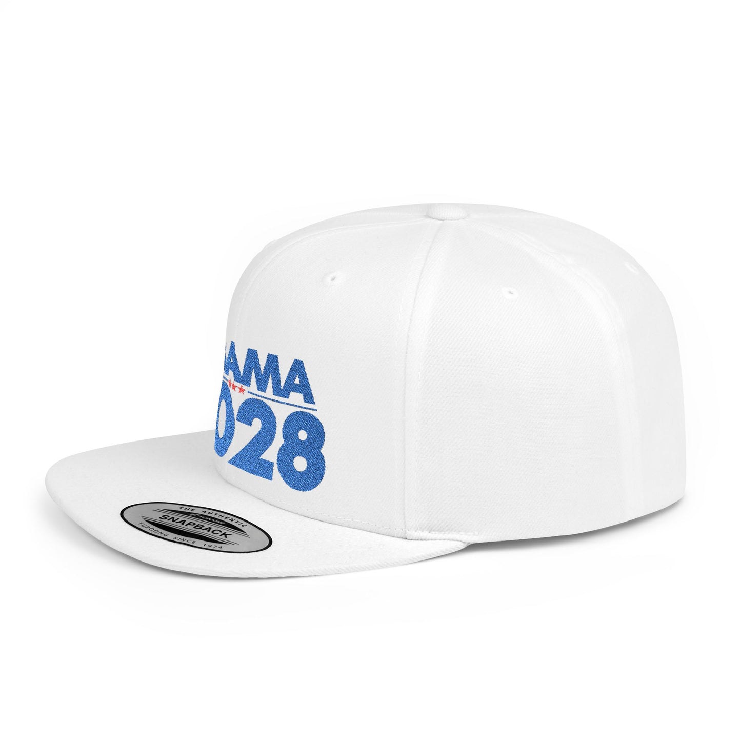 Obama 2028 Hat – Political Statement Cap by The Bastos Brand Blue Embroidery