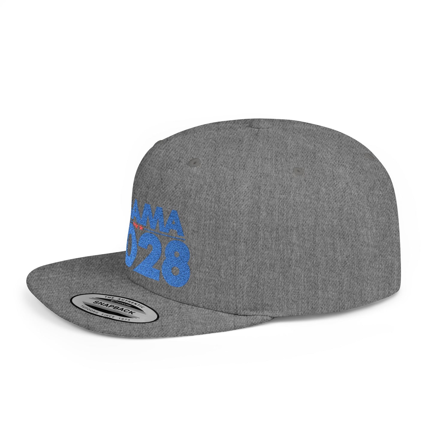 Obama 2028 Hat – Political Statement Cap by The Bastos Brand Blue Embroidery