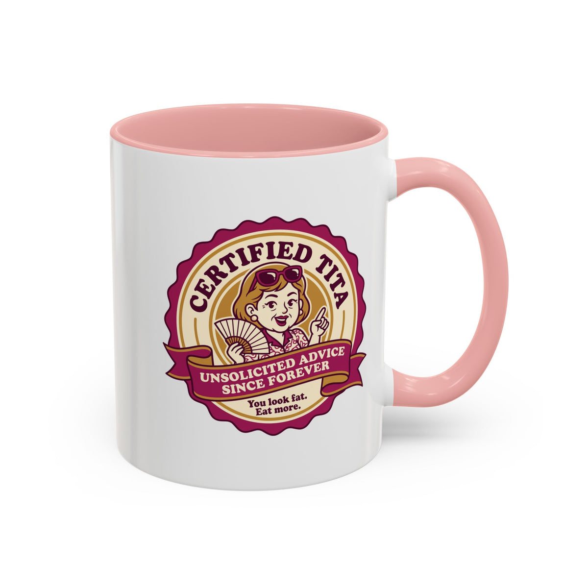 Certified Tita Unsolicited Advice Funny Filipino Mug, Filipino Coffee Mug Gift