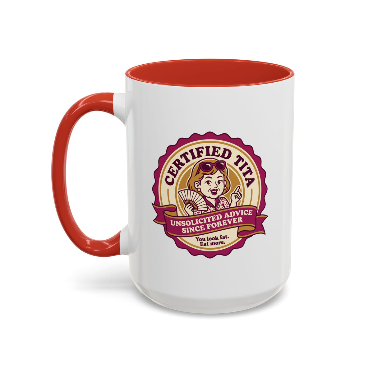 Certified Tita Unsolicited Advice Funny Filipino Mug, Filipino Coffee Mug Gift