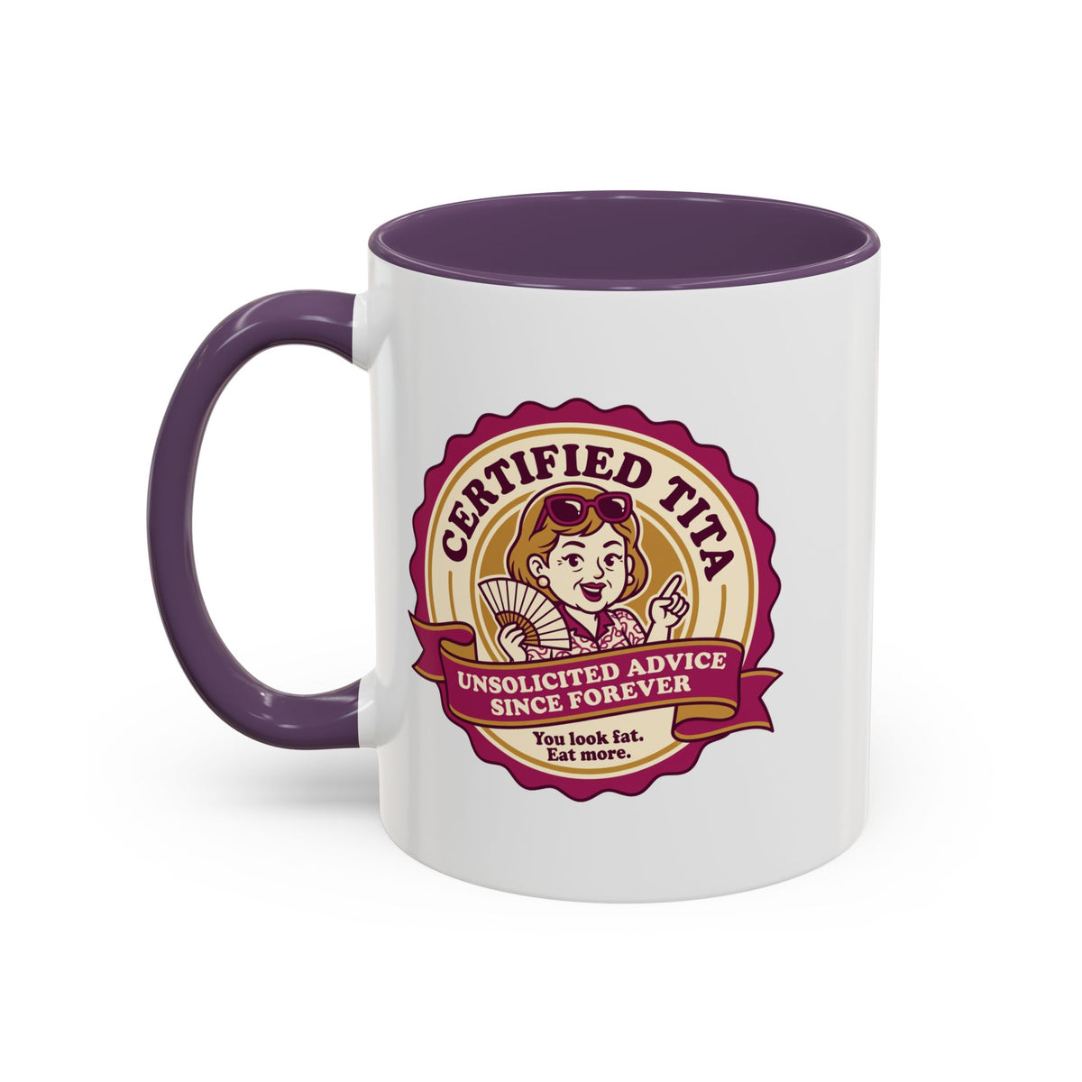 Certified Tita Unsolicited Advice Funny Filipino Mug, Filipino Coffee Mug Gift