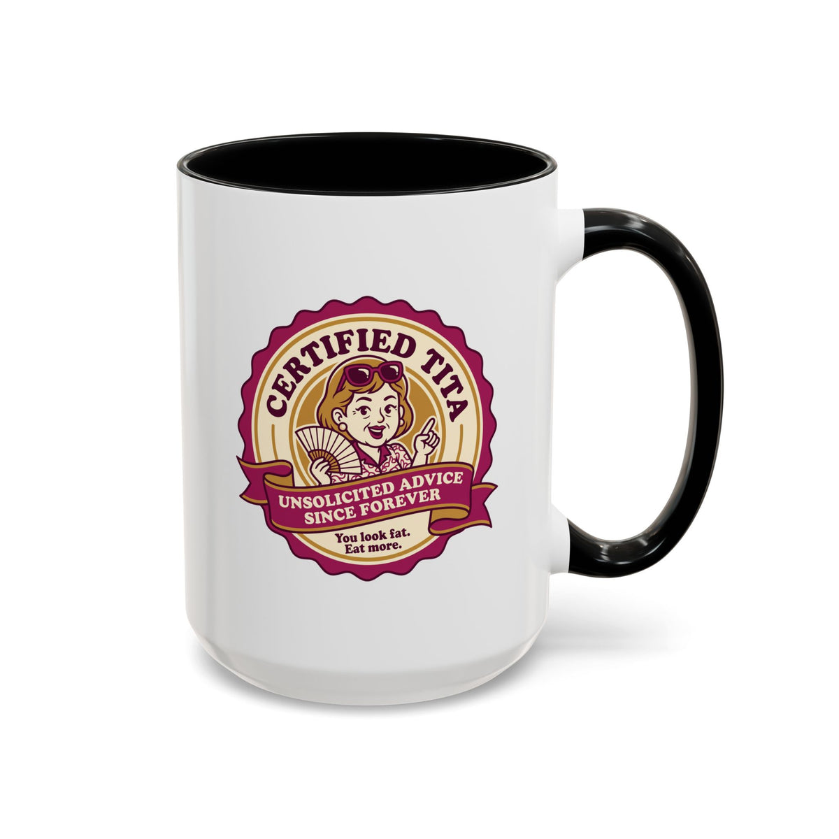Certified Tita Unsolicited Advice Funny Filipino Mug, Filipino Coffee Mug Gift