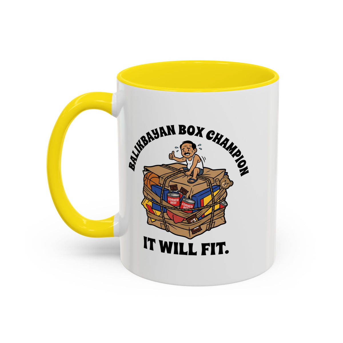 Balikbayan Box Champion It Will Fit Funny Filipino Mug, Filipino Coffee Mug Gift
