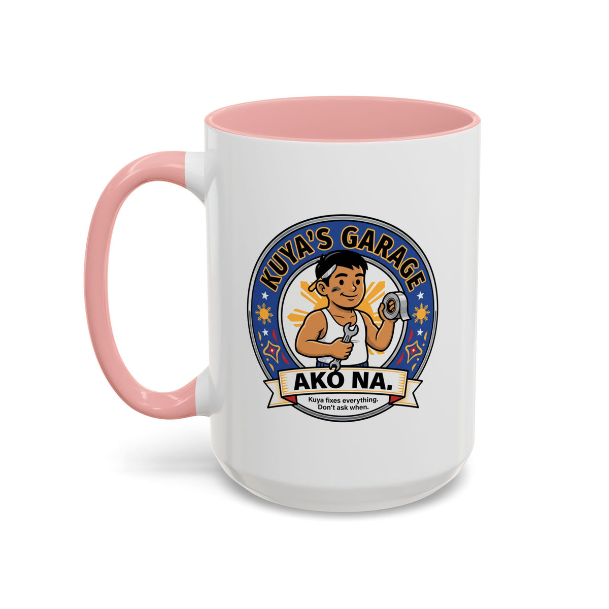 Kuya's Garage Ako Na Funny Filipino Mug, Filipino Coffee Mug Gift