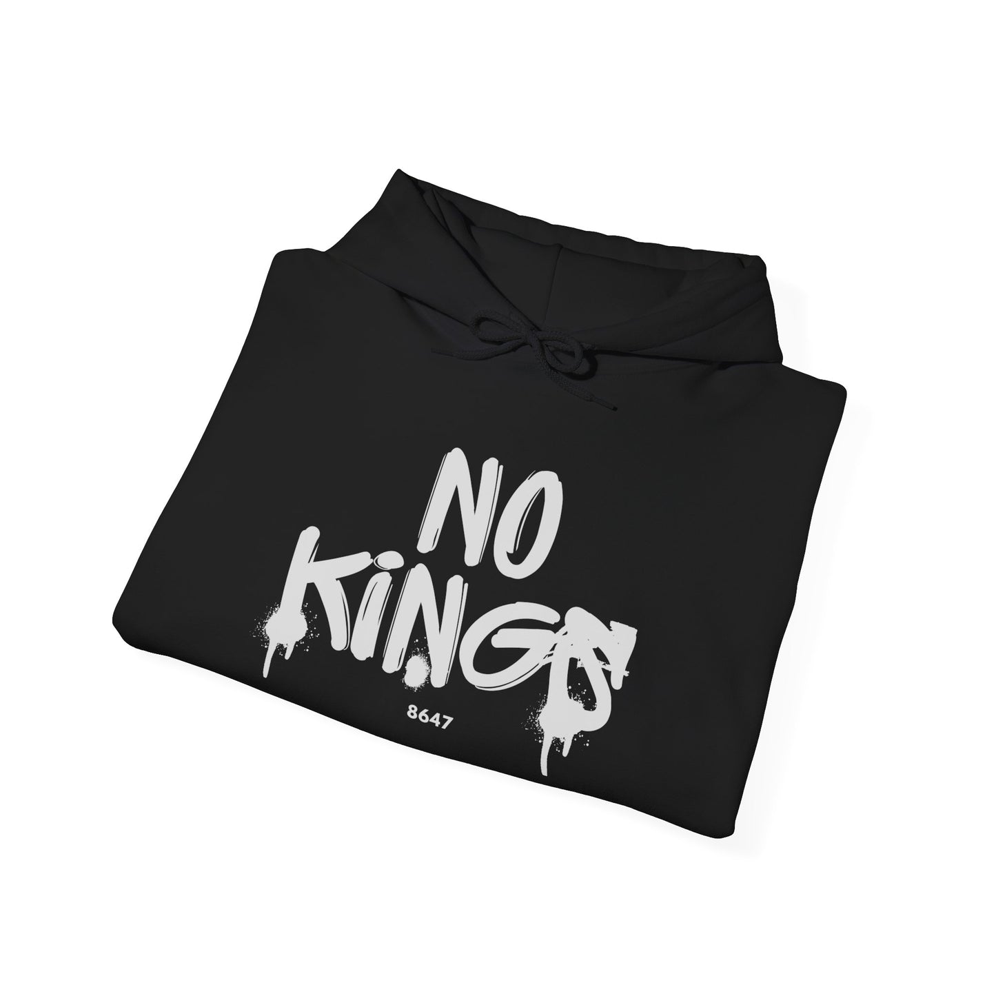 No Kings Protest Hoodie, Anti-Trump Sweatshirt, Political Activist Apparel, Resistance Clothing, Unisex Pullover