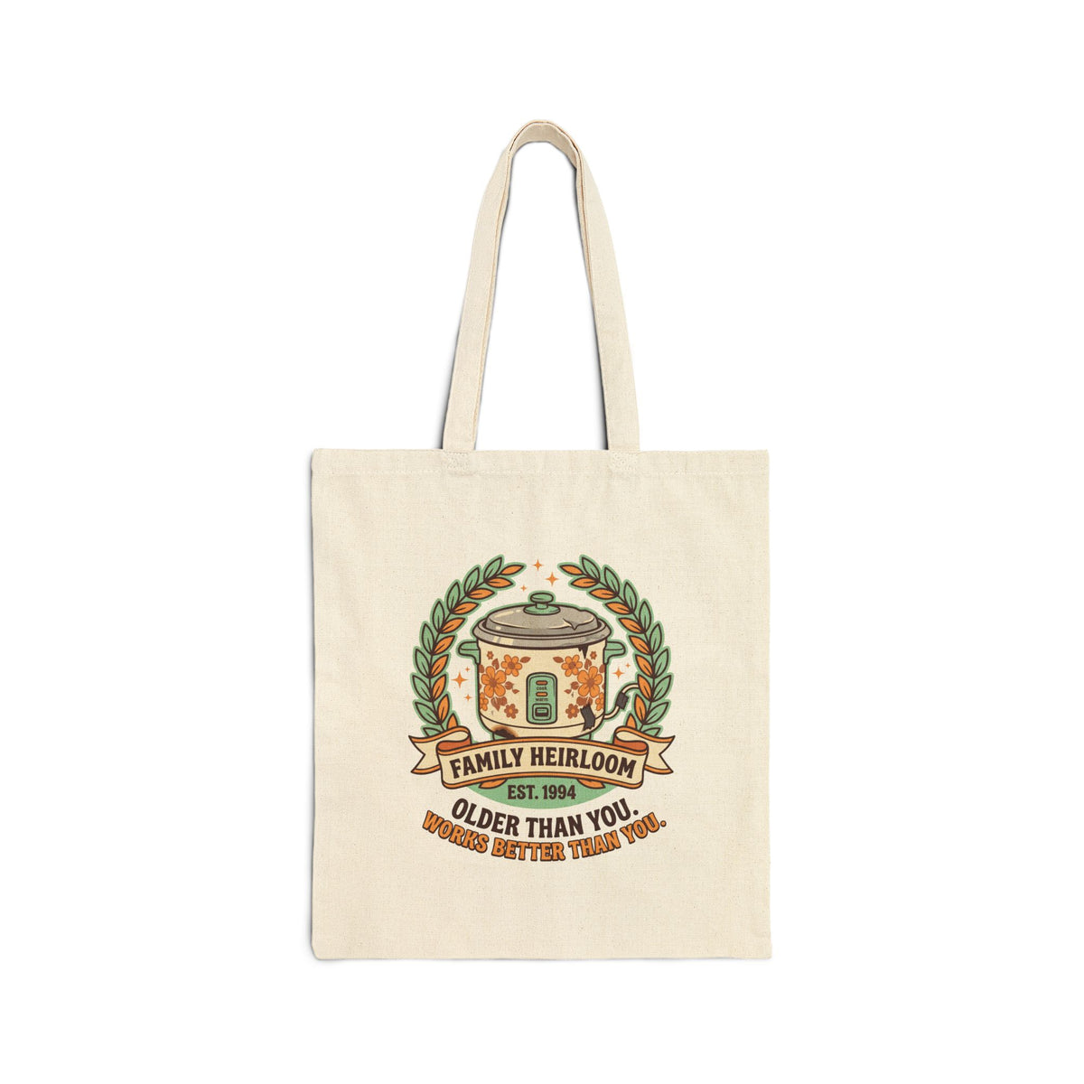 Rice Cooker Family Heirloom Est 1994 Funny Asian Tote Bag, Natural Canvas Filipino Gift