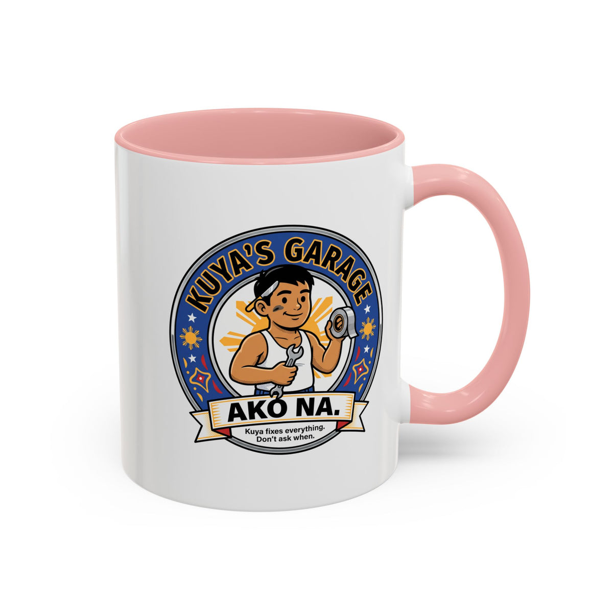 Kuya's Garage Ako Na Funny Filipino Mug, Filipino Coffee Mug Gift