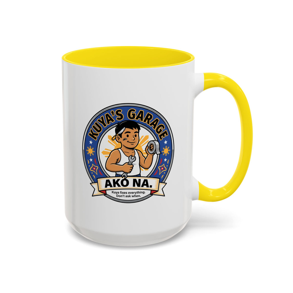 Kuya's Garage Ako Na Funny Filipino Mug, Filipino Coffee Mug Gift
