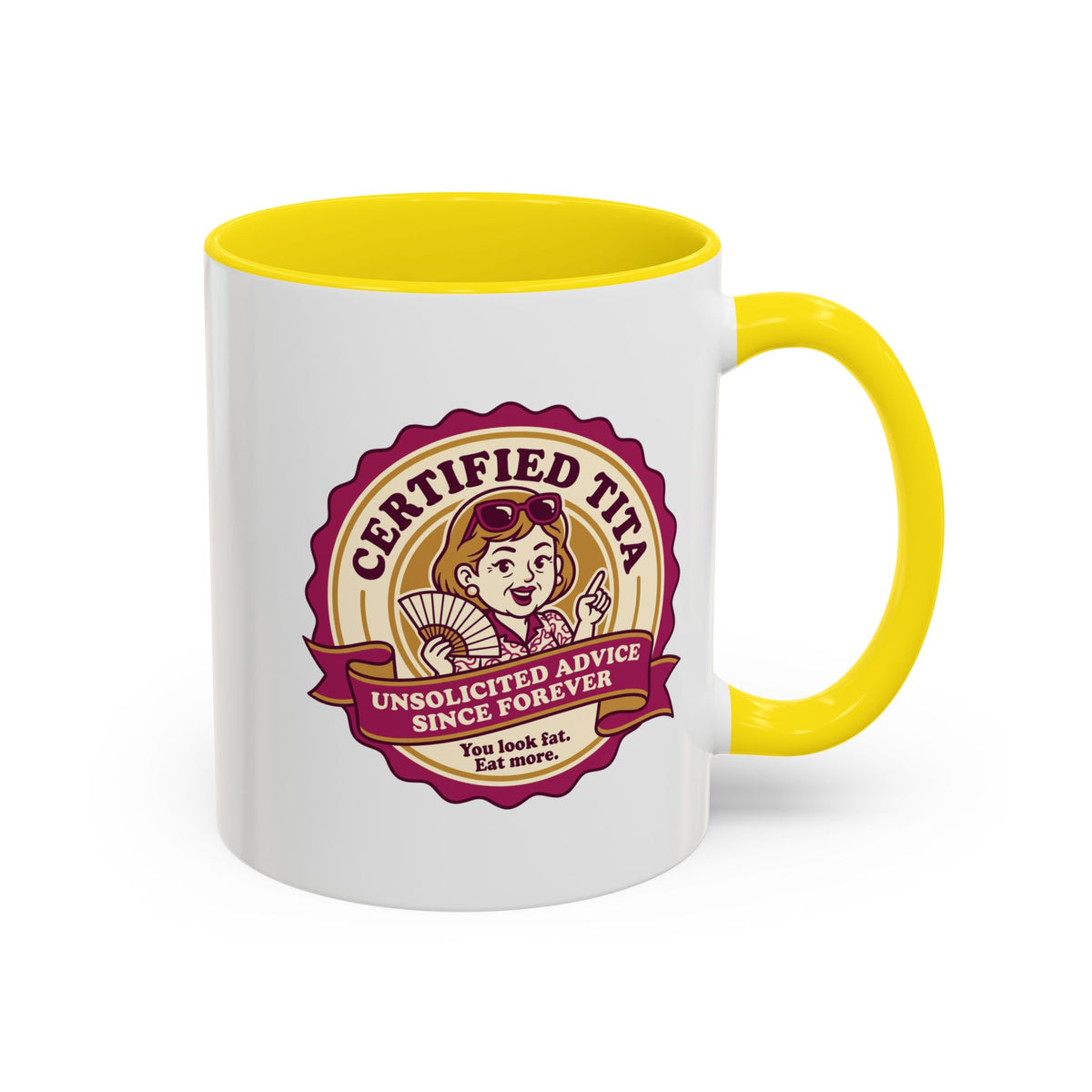 Certified Tita Unsolicited Advice Funny Filipino Mug, Filipino Coffee Mug Gift