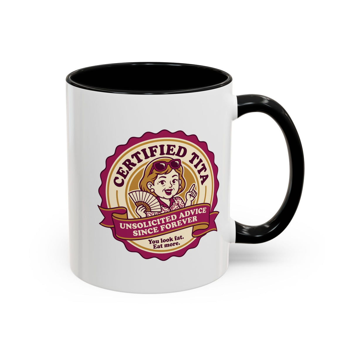 Certified Tita Unsolicited Advice Funny Filipino Mug, Filipino Coffee Mug Gift