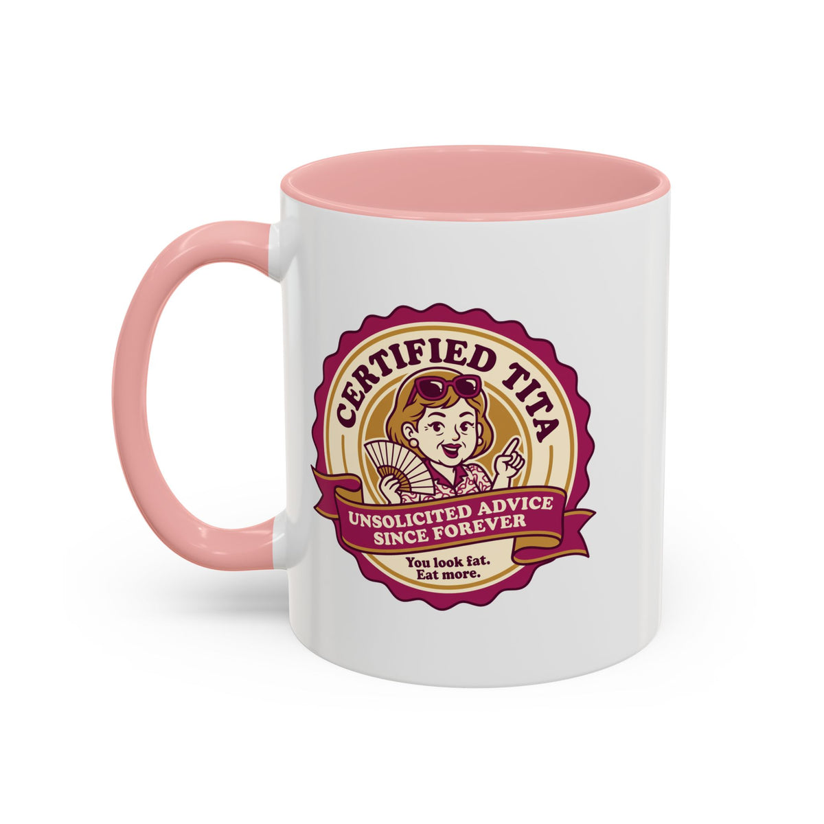 Certified Tita Unsolicited Advice Funny Filipino Mug, Filipino Coffee Mug Gift