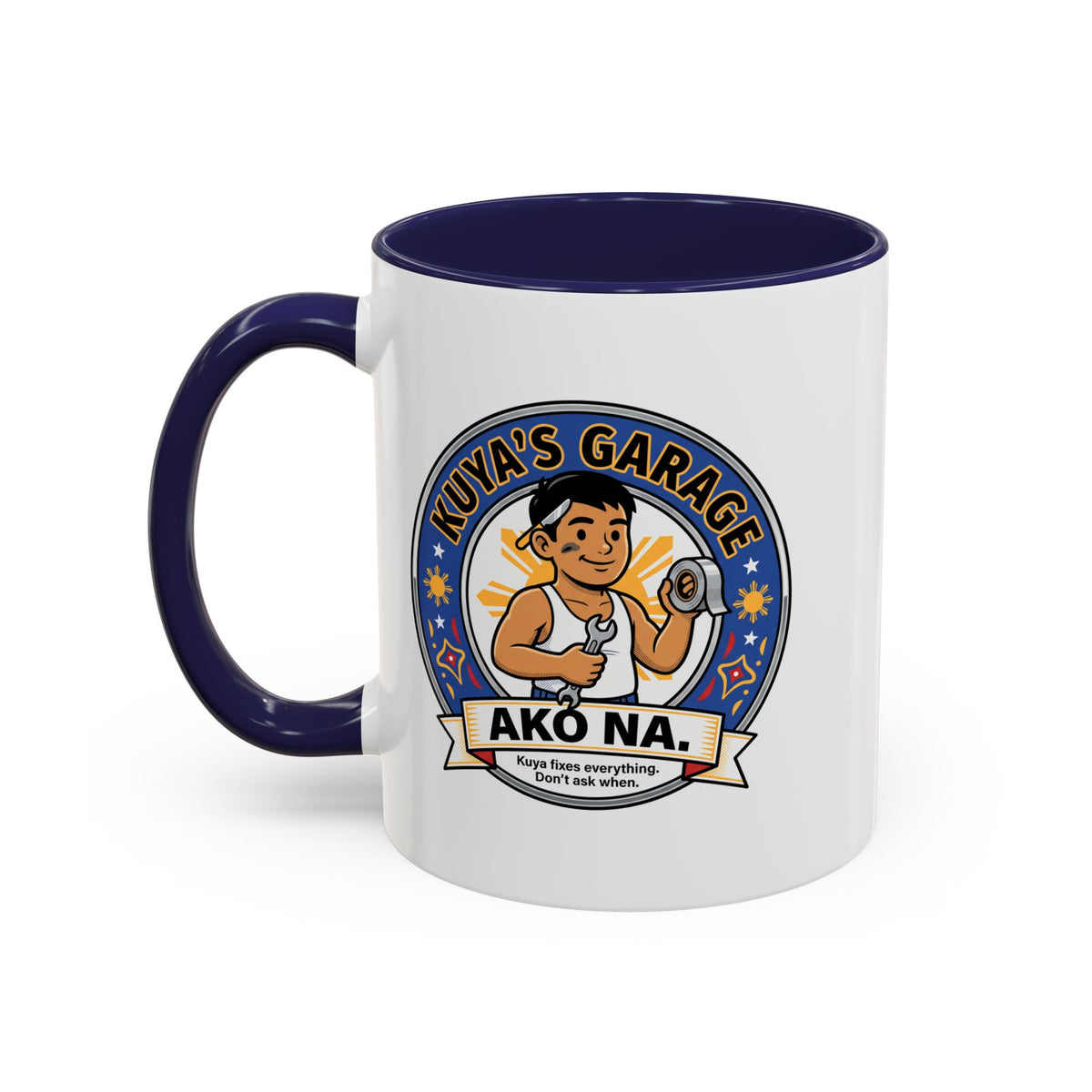 Kuya's Garage Ako Na Funny Filipino Mug, Filipino Coffee Mug Gift