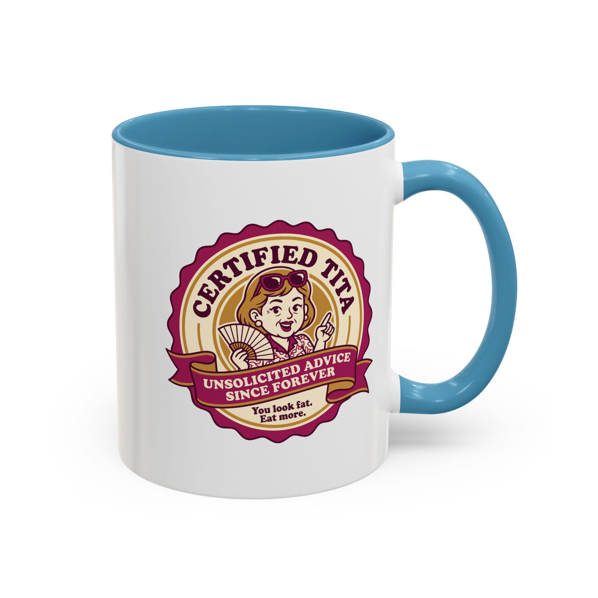 Certified Tita Unsolicited Advice Funny Filipino Mug, Filipino Coffee Mug Gift