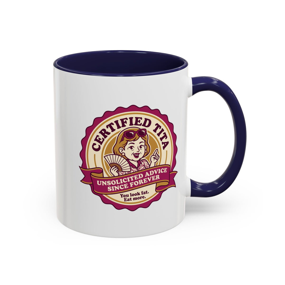 Certified Tita Unsolicited Advice Funny Filipino Mug, Filipino Coffee Mug Gift