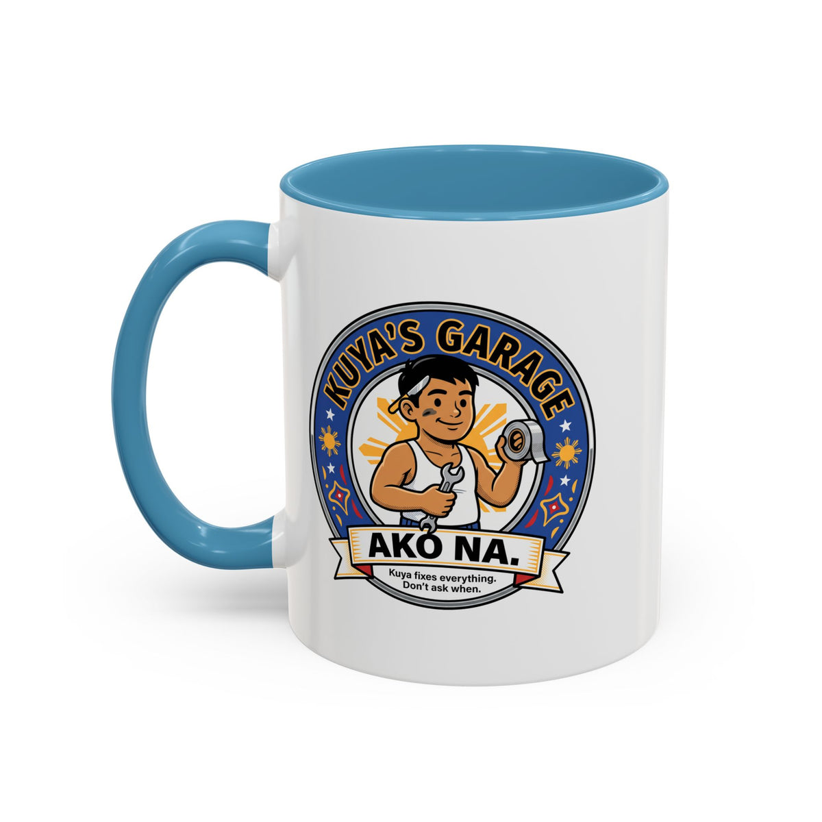 Kuya's Garage Ako Na Funny Filipino Mug, Filipino Coffee Mug Gift