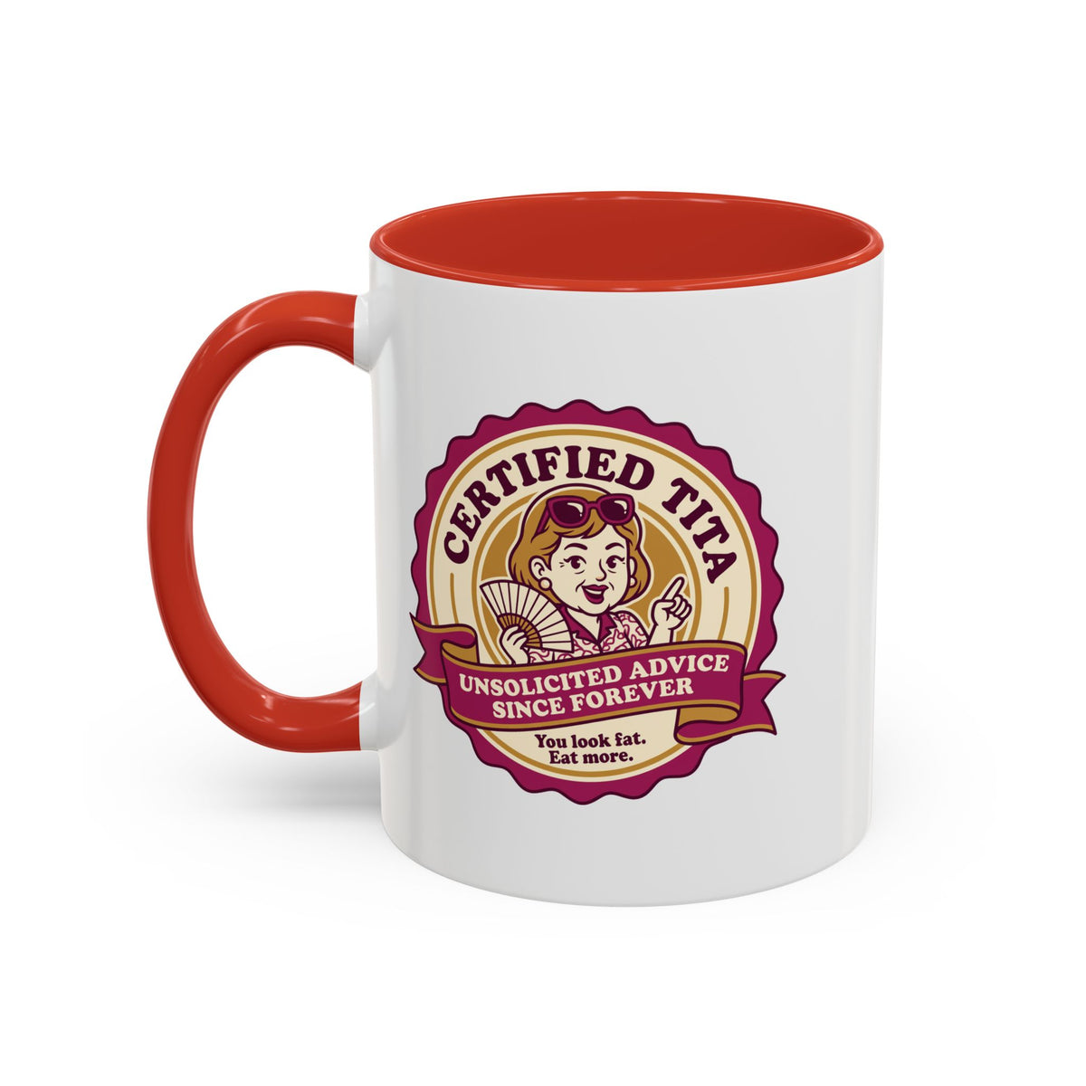 Certified Tita Unsolicited Advice Funny Filipino Mug, Filipino Coffee Mug Gift