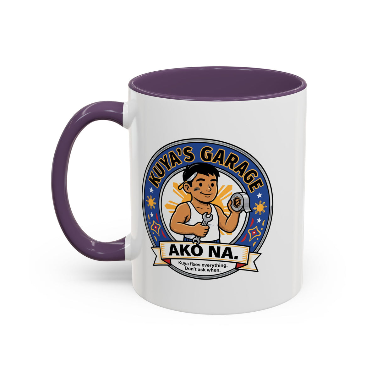 Kuya's Garage Ako Na Funny Filipino Mug, Filipino Coffee Mug Gift