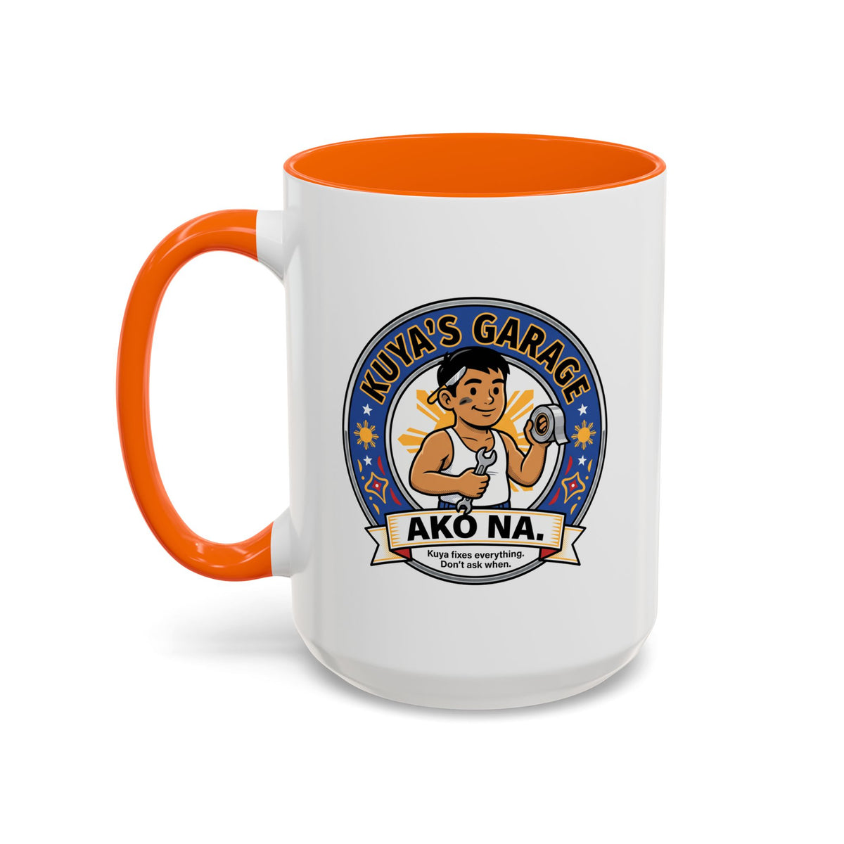 Kuya's Garage Ako Na Funny Filipino Mug, Filipino Coffee Mug Gift