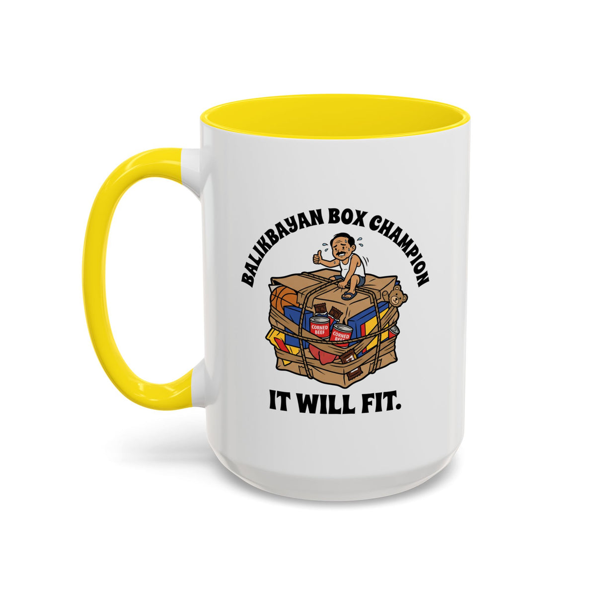 Balikbayan Box Champion It Will Fit Funny Filipino Mug, Filipino Coffee Mug Gift