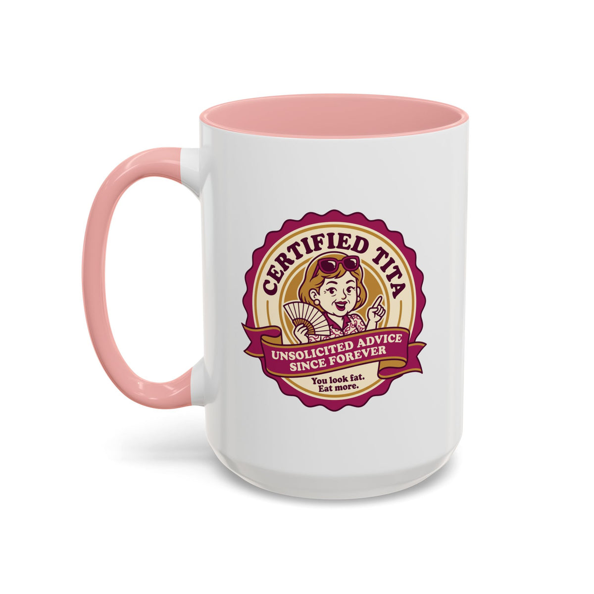 Certified Tita Unsolicited Advice Funny Filipino Mug, Filipino Coffee Mug Gift