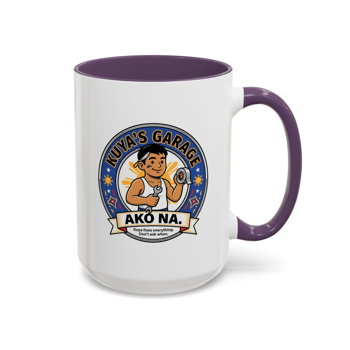 Kuya's Garage Ako Na Funny Filipino Mug, Filipino Coffee Mug Gift