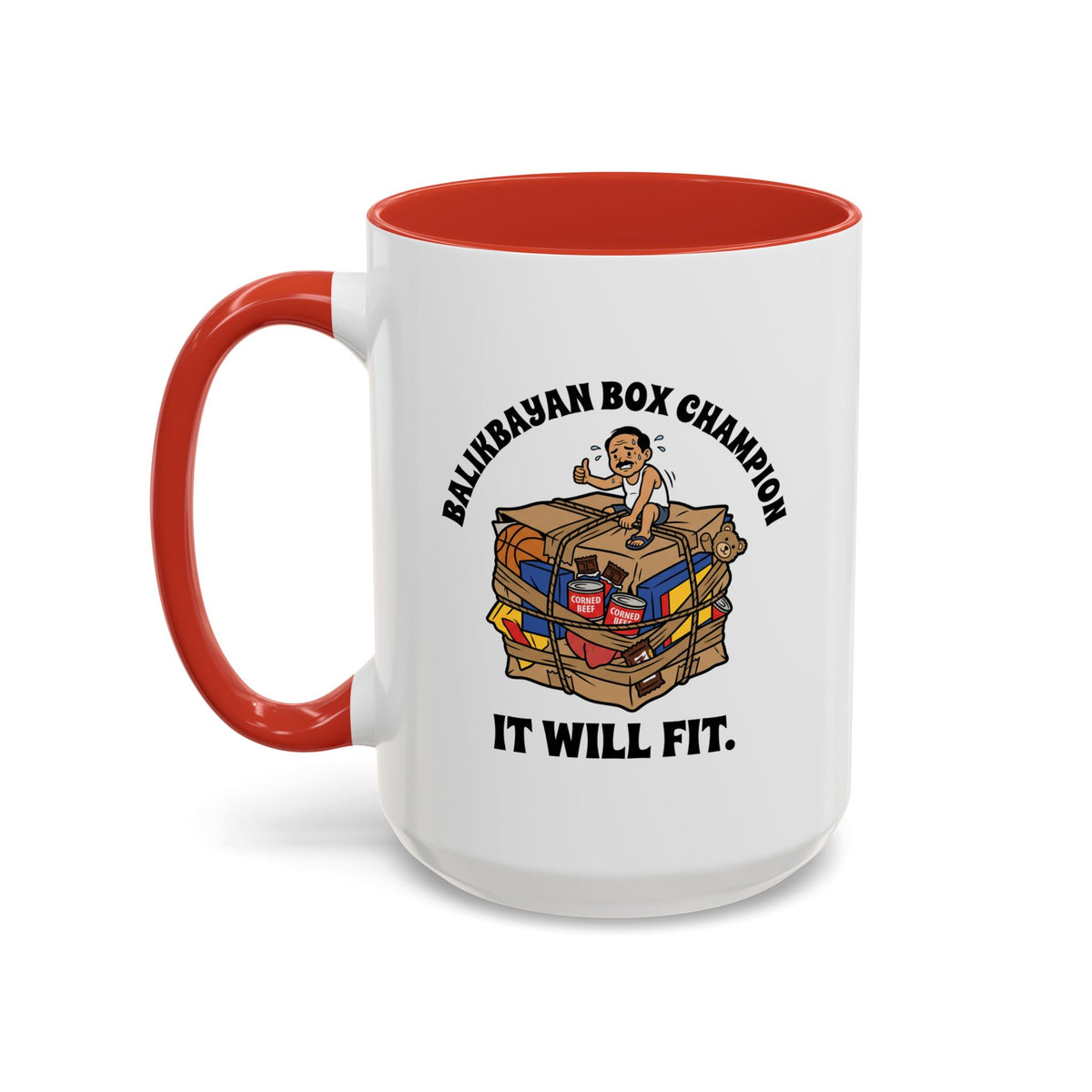 Balikbayan Box Champion It Will Fit Funny Filipino Mug, Filipino Coffee Mug Gift
