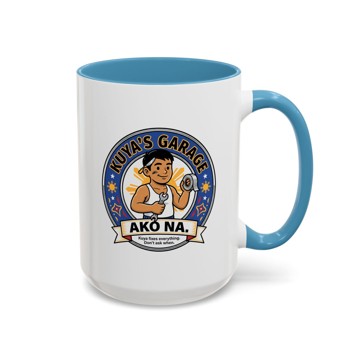 Kuya's Garage Ako Na Funny Filipino Mug, Filipino Coffee Mug Gift