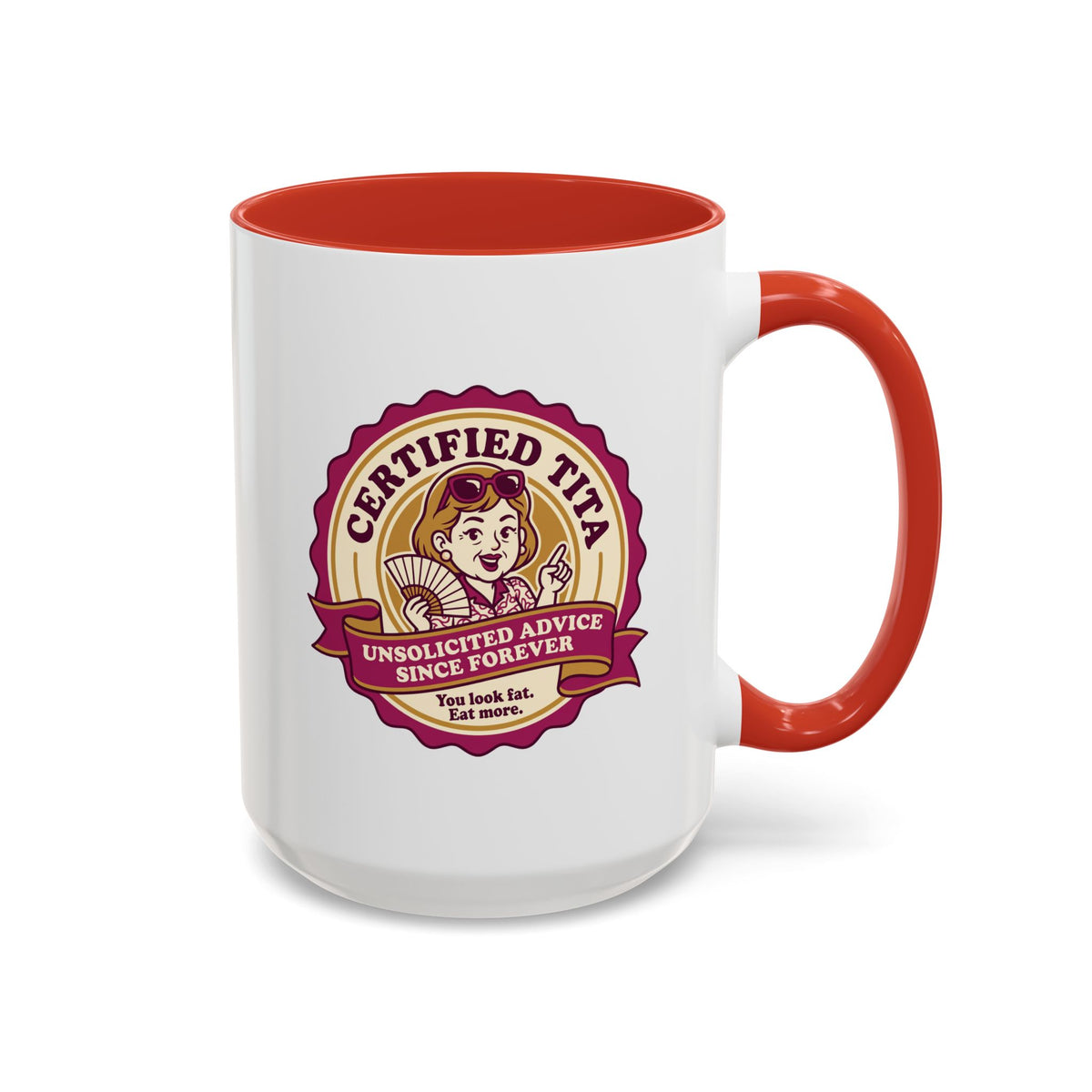 Certified Tita Unsolicited Advice Funny Filipino Mug, Filipino Coffee Mug Gift