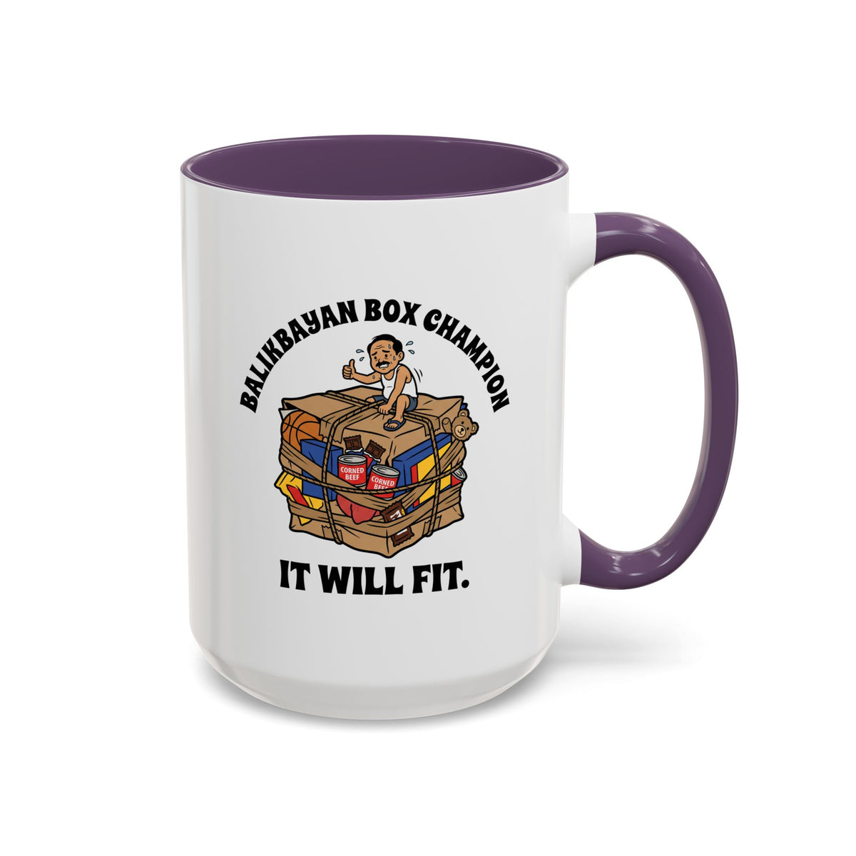 Balikbayan Box Champion It Will Fit Funny Filipino Mug, Filipino Coffee Mug Gift